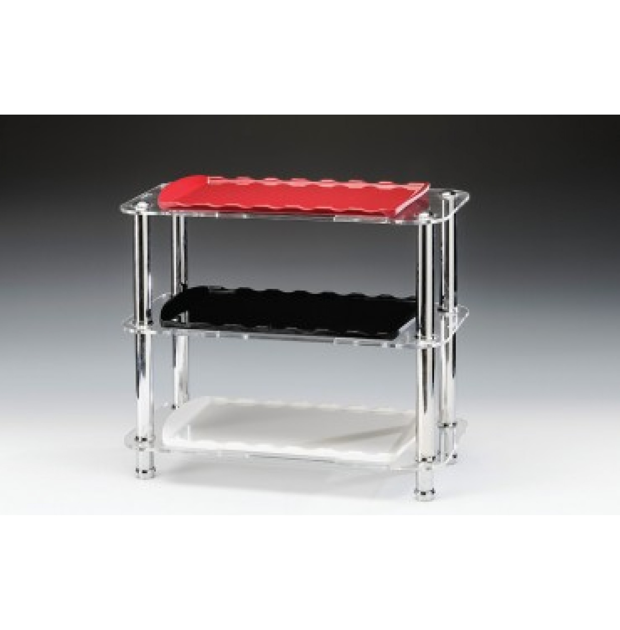 MELAMİN TEPSİLİ TEŞHİR STANDI 22 X 43,5 X H: 38 Cm